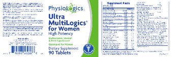 PhysioLogics Ultra MultiLogics For Women - supplement