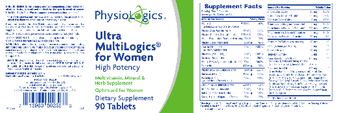 PhysioLogics Ultra MultiLogics For Women - supplement