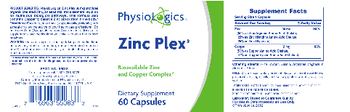 PhysioLogics Zinc Plex - supplement