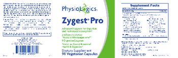 PhysioLogics Zygest Pro - these statements have not been evaluated by the fda this product is not intended to diagnose treat c