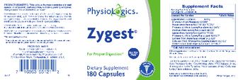 PhysioLogics Zygest - supplement