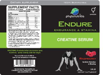 Phytonutritia Endure Creatine Serum Raspberry - supplement