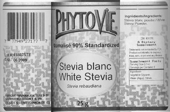 PhytoVie White Stevia - supplement