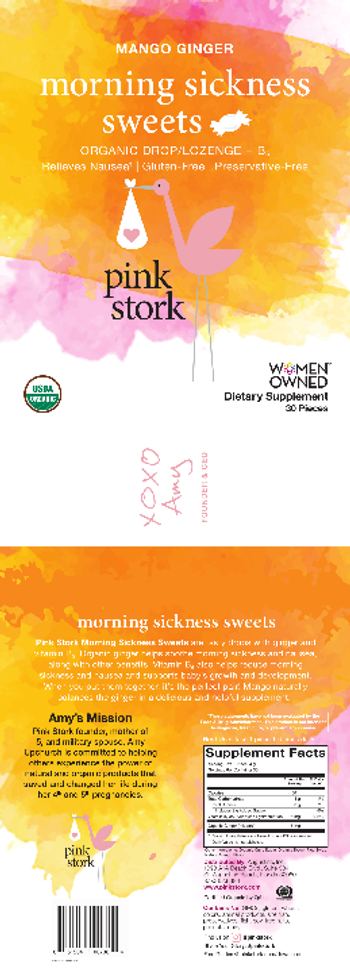 Pink Stork Morning Sickness Sweets Mango Ginger - supplement