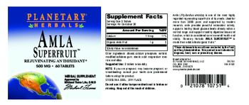 Planetary Herbals Amla Superfruit 500 mg - herbal supplement