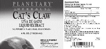 Planetary Herbals Cat's Claw - herbal supplement