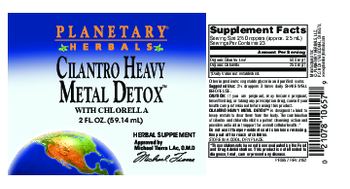 Planetary Herbals Cilantro Heavy Metal Detox - herbal supplement