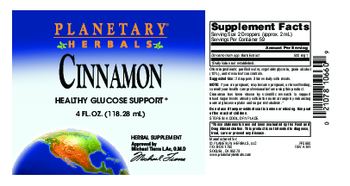 Planetary Herbals Cinnamon - herbal supplement