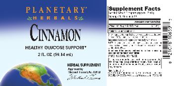 Planetary Herbals Cinnamon - herbal supplement
