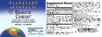 Planetary Herbals Digestive Comfort - herbal supplement