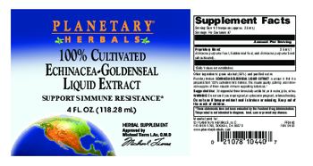Planetary Herbals Echinacea-Goldenseal Liquid Extract - herbal supplement
