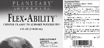 Planetary Herbals Flex-Ability - herbal supplement