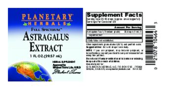 Planetary Herbals Full Spectrum Astragalus Extract - herbal supplement