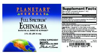 Planetary Herbals Full Spectrum Echinacea - herbal supplement