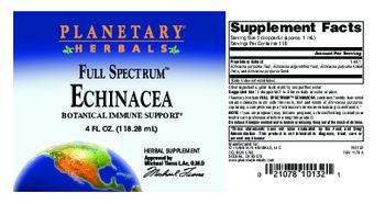 Planetary Herbals Full Spectrum Echinacea - herbal supplement