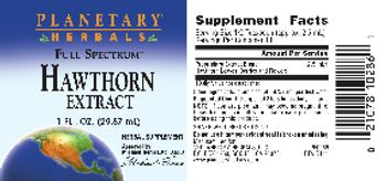 Planetary Herbals Full Spectrum Hawthorn Extract - herbal supplement