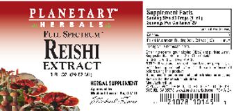 Planetary Herbals Full Spectrum Reishi Extract - herbal supplement