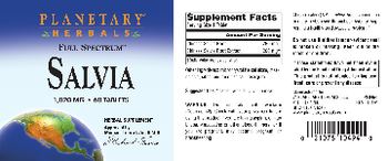 Planetary Herbals Full Spectrum Salvia 1,020 mg - herbal supplement