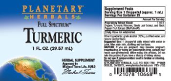 Planetary Herbals Full Spectrum Turmeric - herbal supplement
