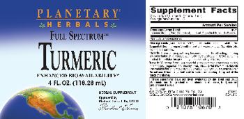Planetary Herbals Full Spectrum Turmeric - herbal supplement