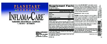Planetary Herbals Inflama-Care - herbal supplement