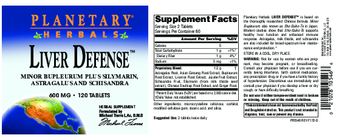 Planetary Herbals Liver Defense - herbal supplement