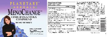 Planetary Herbals MenoChange Cimicifuga-Vitex Compound 865 mg - herbal supplement