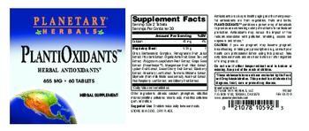 Planetary Herbals PlantiOxidants - herbal supplement