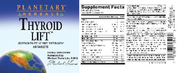 Planetary Herbals Thyroid Lift - herbal supplement