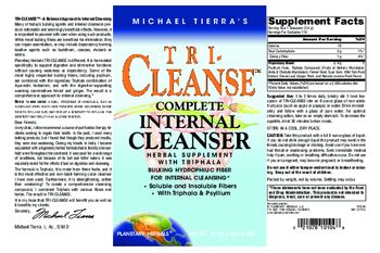 Planetary Herbals Tri-Cleanse - herbal supplement