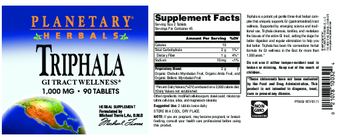 Planetary Herbals Triphala 1,000 mg - herbal supplement