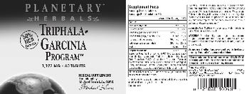 Planetary Herbals Triphala-Garcinia Program 1,122 mg - herbal supplement