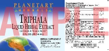 Planetary Herbals Triphala Liquid Herbal Extract - herbal supplement