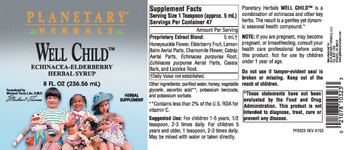 Planetary Herbals Well Child - herbal supplement