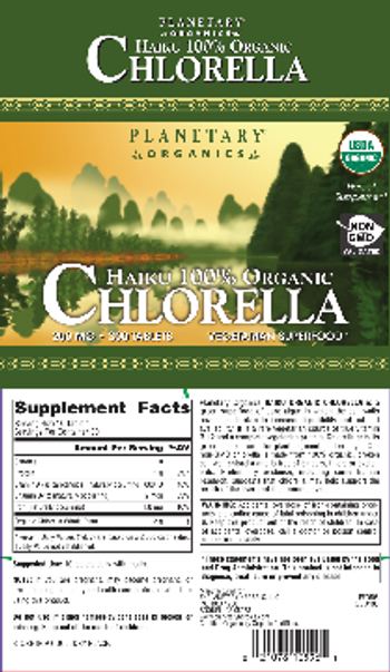 Planetary Organics Haiku 100% Organic Chlorella 200 mg - herbal supplement