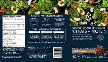 PlantFusion 1:1 Fats + Protein Rich Chocolate - supplement