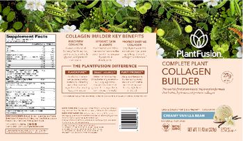 PlantFusion Complete Plant Collagen Builder Creamy Vanilla Bean - supplement