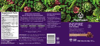 PlantFusion Inspire for Women Rich Chocolate - supplement