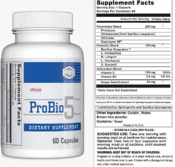 Plexus ProBio5 - supplement
