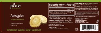 Plnt Astragalus - supplement