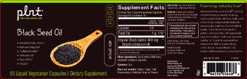 Plnt Black Seed Oil - supplement