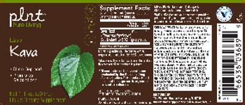 Plnt Liquid Kava - liquid supplement