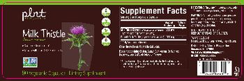 Plnt Milk Thistle - supplement