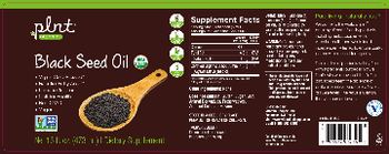 Plnt Organics Black Seed Oil - supplement