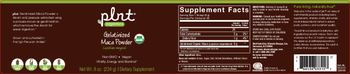 Plnt Organics Gelatinized Maca Powder - supplement
