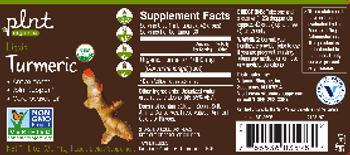Plnt Organics Liquid Turmeric - liquid supplement