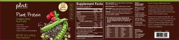 Plnt Plant Protein Naturally Flavored Vanilla - supplement