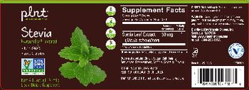 Plnt Stevia - liquid supplement