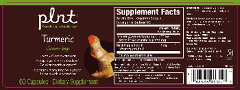 Plnt Turmeric - supplement