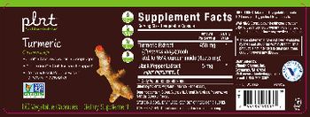 Plnt Turmeric - supplement